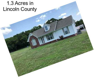 1.3 Acres in Lincoln County