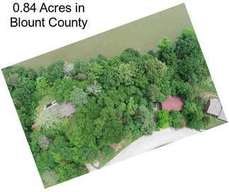 0.84 Acres in Blount County