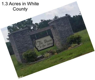 1.3 Acres in White County