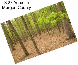 3.27 Acres in Morgan County