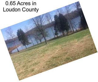 0.65 Acres in Loudon County