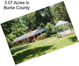 3.07 Acres in Burke County