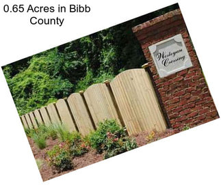 0.65 Acres in Bibb County