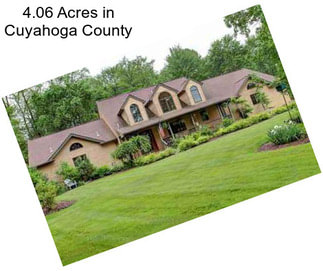 4.06 Acres in Cuyahoga County