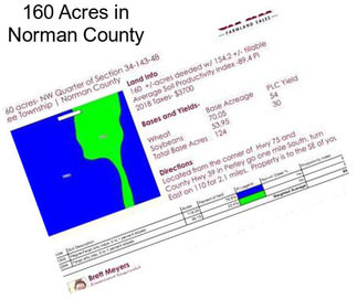 160 Acres in Norman County