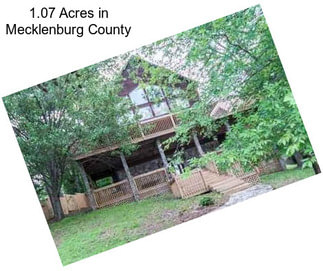 1.07 Acres in Mecklenburg County