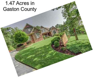 1.47 Acres in Gaston County