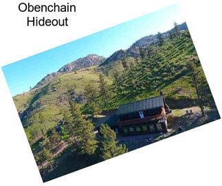 Obenchain Hideout