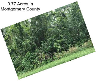 0.77 Acres in Montgomery County