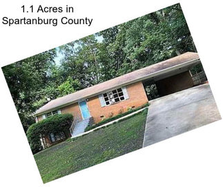 1.1 Acres in Spartanburg County