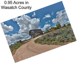 0.95 Acres in Wasatch County