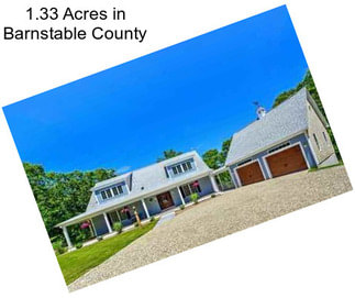 1.33 Acres in Barnstable County