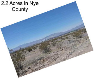 2.2 Acres in Nye County