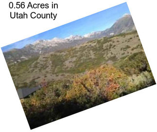 0.56 Acres in Utah County