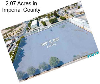 2.07 Acres in Imperial County