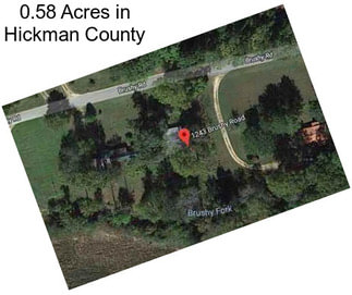 0.58 Acres in Hickman County