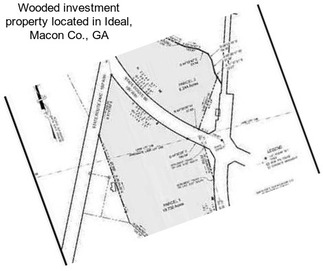 Wooded investment property located in Ideal, Macon Co., GA