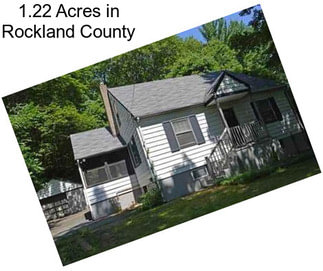 1.22 Acres in Rockland County
