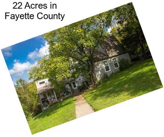 22 Acres in Fayette County