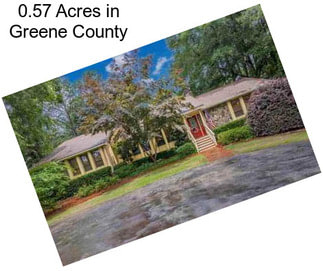 0.57 Acres in Greene County