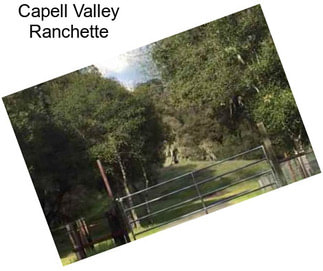 Capell Valley Ranchette
