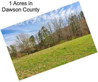 1 Acres in Dawson County