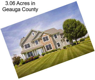 3.06 Acres in Geauga County