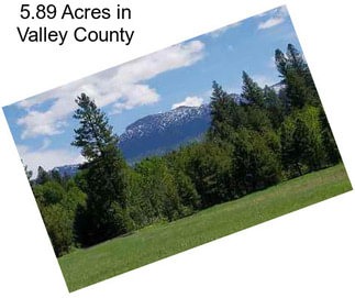 5.89 Acres in Valley County