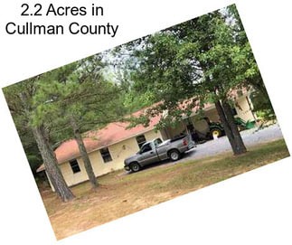 2.2 Acres in Cullman County