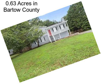 0.63 Acres in Bartow County