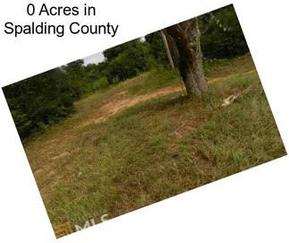 0 Acres in Spalding County