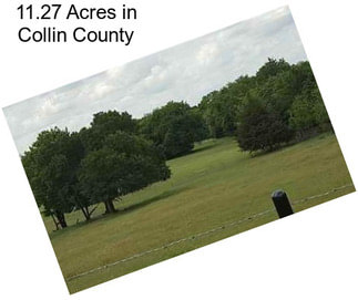 11.27 Acres in Collin County