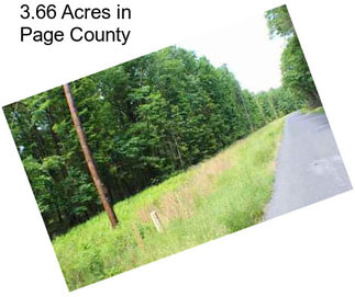 3.66 Acres in Page County
