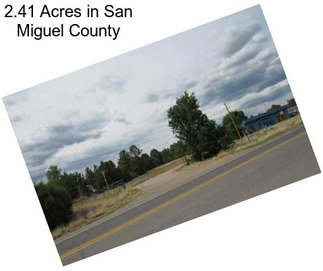 2.41 Acres in San Miguel County