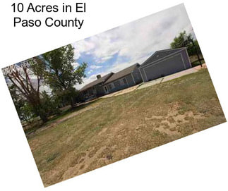 10 Acres in El Paso County