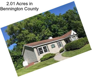 2.01 Acres in Bennington County