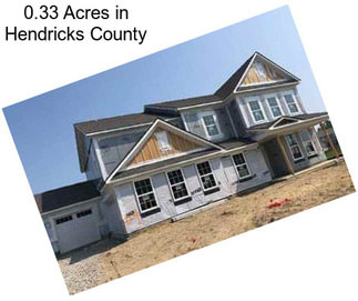 0.33 Acres in Hendricks County