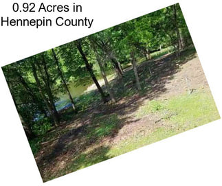 0.92 Acres in Hennepin County