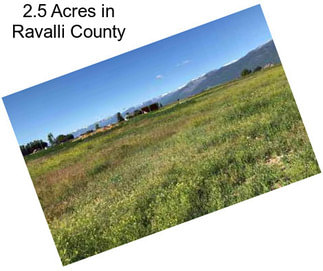 2.5 Acres in Ravalli County
