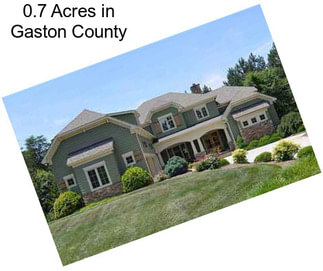 0.7 Acres in Gaston County