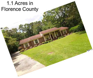1.1 Acres in Florence County
