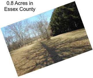 0.8 Acres in Essex County