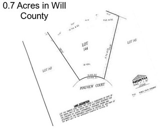 0.7 Acres in Will County