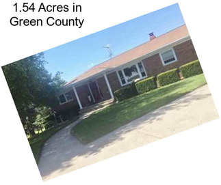 1.54 Acres in Green County