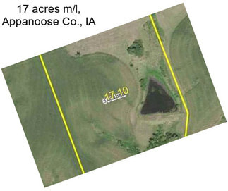 17 acres m/l, Appanoose Co., IA