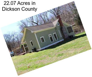 22.07 Acres in Dickson County