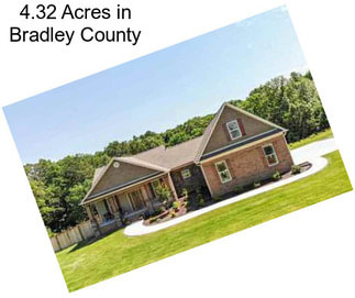 4.32 Acres in Bradley County