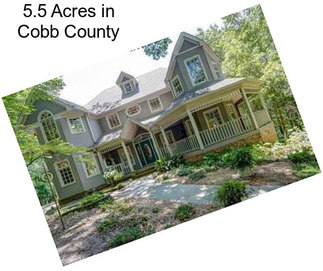 5.5 Acres in Cobb County
