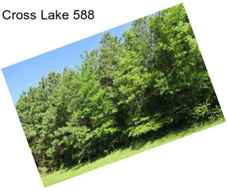 Cross Lake 588