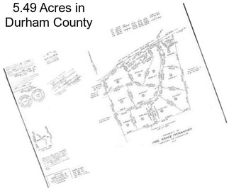 5.49 Acres in Durham County